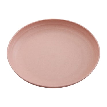 Assiettes de Souper Ménagères en Plastique Durables - Vaisselle Légère et Lavable au Lave-Vaisselle pour Fruits, Dumplings et Repas