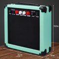 thumbnail image 2 of LyxPro 20 Watt Electric Guitar Amplifier with Built-in Speaker, Green, 2 of 5