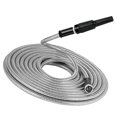 thumbnail image 1 of FONDOTIN Telescopic Garden Hose Silver 1Pack with Nozzle Spray Feature for Yard Work, 1 of 5