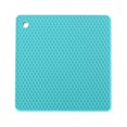 thumbnail image 1 of ziyahi Heats Insulation Table Mat Dish Plate Pot Pad Square Coaster Nonslip Placemat Desk Countertop Protector Kitchen Draining Lake Blue, 1 of 5