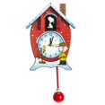 thumbnail image 1 of Mark Feldstein, Peanuts Christmas Linus and Lucy Song Cuckoo Clock, Red, 17 Inch, 1 of 7