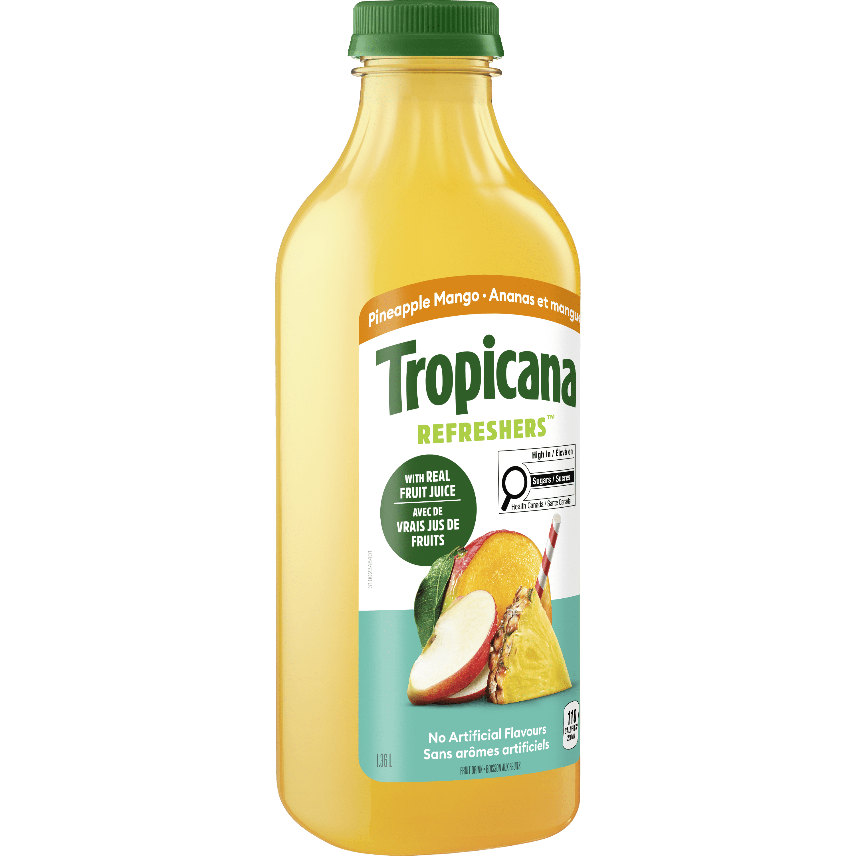 Tropicana Boisson aux Fruits Ananas et Mangue, 1.36L