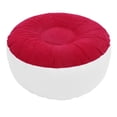 thumbnail image 2 of Portable Inflatable Stool, Lightweight Flocking Stool with Soft Surface, Ergonomic Design Foot Stool for Travel Camping Outdoor Activities, 2 of 7