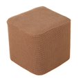 thumbnail image 4 of Housse Extensible pour Pouf 10 Pieds-13 Pieds Repose-Pieds Salon Housse Douce Gris Café, 4 of 8