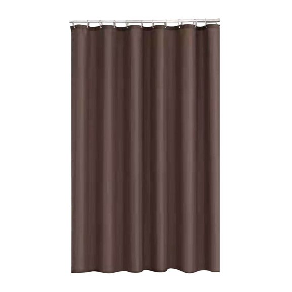 120x180cm Plain Color Bathroom Shower Curtain | Waterproof Thickened Polyester Fabric | Rust-Resistant Metal Grommets | Includes 1 Curtain & 12 Hooks for Easy Installation