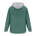 thumbnail image 4 of KIHOUT Winter Warm Coats Men Button-up Cardigan Carry Pockets Solid Color Long Sleeve Hooded Jacket,Size M-5XL, 4 of 5