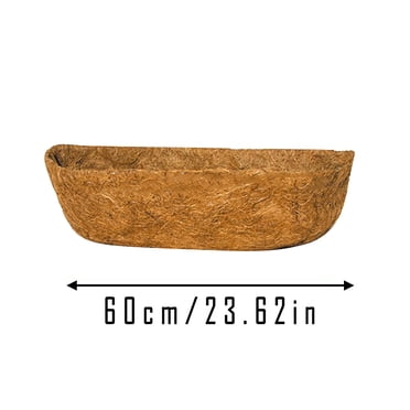 Fankiway Panier Suspendu Inserts de Jardinière en Fibre de Noix de Coco Doublure de Remplacement pour Pot de Fleurs