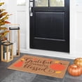 thumbnail image 1 of Thanksgiving Welcome Doormat with Festive Holiday Greeting for Seasonal Home Entryway, 1 of 5