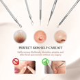 thumbnail image 3 of Blackhead Extractor kit, Remover Acne Tool Professional Stainless Steel Comedone Extractor Instrument Tool Set for Curing Facial, 3 of 5