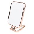 thumbnail image 2 of Durable Makeup Mirror Dormitory Bathroom Square Free-Standing Mirrors - Golden,, 2 of 8