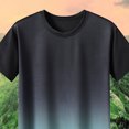 thumbnail image 3 of Birdeem Mens Summer Gradient Short Sleeved Round Neck Top, 3 of 3