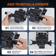 thumbnail image 3 of Fresh Water Diaphragm Pump, Rv Pump, Fresh Water Pump,Pressure Adjustable (40-80 PSI) with Auto Switch for RV, Boat, Water Purifier & Solar System, 3 of 8