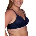 thumbnail image 4 of Vanity Fair Womens Beauty Back Full Figure Wirefree Bra, 40DD, Ghost Navy, 4 of 5