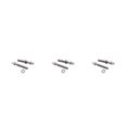 thumbnail image 3 of Transemion 2 Pieces Drum Set Screws Professional Frame Components Drums Mounting Screw As shown 50mm 3Set, 3 of 6