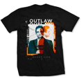 thumbnail image 1 of Johnny Cash Unisex T-Shirt Outlaw Photo, 1 of 3