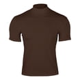 thumbnail image 3 of LUOGENLI T-shirts pour Homme pour Hommes T-shirts à Col Roulé pour Homme T-shirts à Manches Courtes Chandail sous-Vêtement Ajusté Haut Tee T-shirts Hommes Blanc Pâques 4xlt T-shirts pour Hommes T-shirts Graphiques Fête de la Saint-Patrick Brun m, 3 of 6