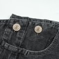 thumbnail image 4 of KIDSCOOL SPACE Jupe pour Petites Filles, Robe Salopette d'Été en Denim Doux et Extensible, 4 of 5