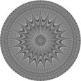 thumbnail image 1 of Ahgly Company Tapis d'Intérieur Lavable en Machine Carré Gris Carbone Transitionnel, 3 Pieds Carré, 1 of 7