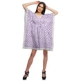 thumbnail image 2 of Moomaya Robe Courte de Caftan de Plage, Robe de Couverture Imprimée, Kaftan pour Femmes, Tenue de Plage, Couverture, 2 of 4