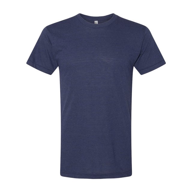 American Apparel - Triblend Track Tee, XS, Tri-Indigo