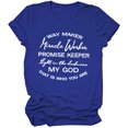 thumbnail image 1 of B91xZ Hauts et Blouses pour Femmes Chemises Décontractées Col Rond Coupe Ample Blouses, Bleu TG, 1 of 5