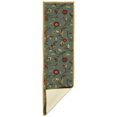 thumbnail image 2 of Ottomanson Ottohome Collection Non-Slip Rubberback Floral Leaves Design Indoor Rug, 2 of 7