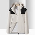 thumbnail image 1 of RXIRUCGD Manteau Décontracté Chaud pour Enfants Étanche Chaud à Capuche Coquille Rigide Veste ( Blanc, Taille : 9 Ans ), 1 of 3