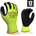 thumbnail image 1 of LINCONSON 12 pack Safety Performance Series Construction Mechanics Work Gloves (XXL, Green), 1 of 7