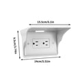 thumbnail image 3 of Shelf for Wall,Hanging Wall Organizer Wall Outlet Shelf Home Wall Shelf Organizer for Outlets Hanging Wall Shelf,Wall Shelf Organizer,Hanging Shelf Organizer, 3 of 9