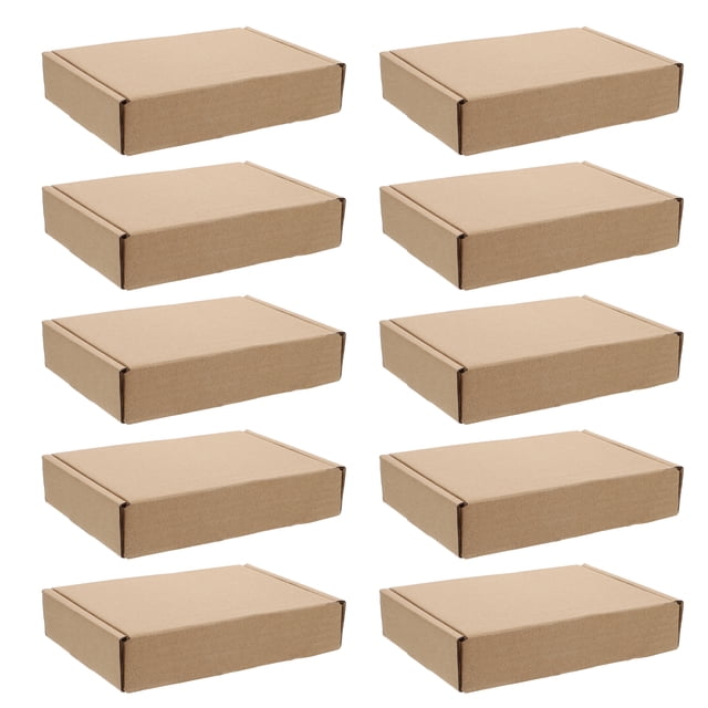 Weiweiguan 20pcs Shipping Boxes Corrugated Paper Packing Boxes Express Storage Paper Boxes