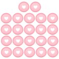 thumbnail image 1 of Unique Bargains Disques de Reliure en Plastique, Rose, Lot de 22, 1 of 6