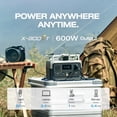 thumbnail image 3 of EF EcoFlow RIVER 2 Lite Portable Power Station, 243Wh LiFePO4 Battery, 1 Hour Fast Charging, 2 AC Outlets with Surge up to 600W, Suitable for Outdoor Camping, RVs, and Home Use, 3 of 8