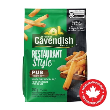 Cavendish Farms Restaurant Style Pub Fries | Made in Canada | Proud Canadian Company, 750 g
