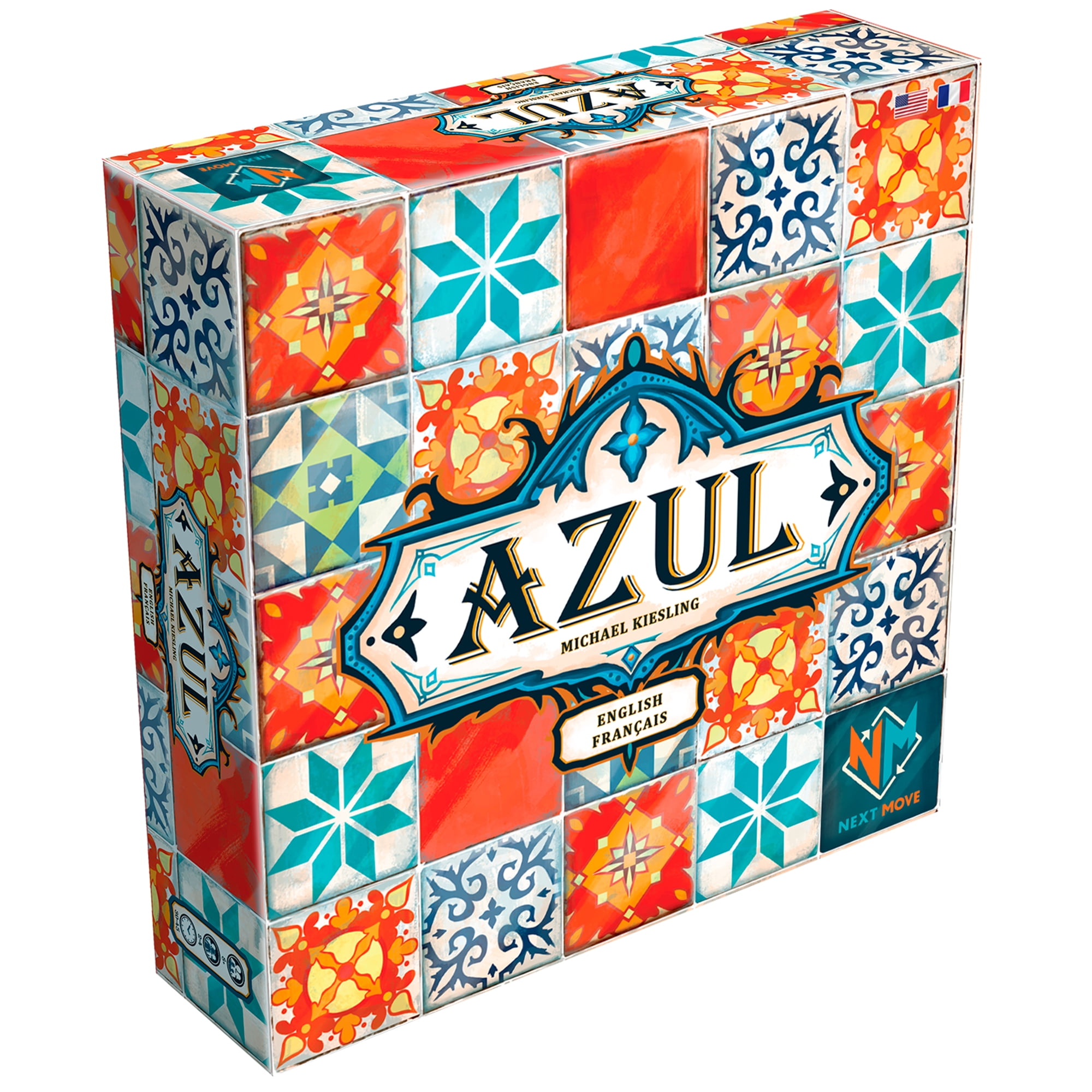 Azul Board Game – 2–4 Players, Family Strategy Game, Ages 8+, Bilingual