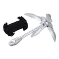 thumbnail image 1 of 3,2 Kg Ancre Marine avec Corde 20M Portable Pliage en Acier au Carbone Galvanisé pour Kayak de Bateau, 1 of 14