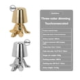 thumbnail image 4 of Mistaha Golden Lampe de Table Thinker avec Commande Tactile, Fonction à Intensité Réglable - Pièce de Décoration Créative en Résine pour Chambre et Salon - à Piles - 13cm*15.5cm, 4 of 7