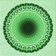 thumbnail image 1 of Ahgly Tapis d'Intérieur Lavable en Machine Carré Vert Jade, 8 Pieds Carré, 1 of 7