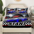 thumbnail image 3 of Erosebridal Teens Racing Car Full Sheet Sets,Extreme Sports Bedding Full Size,Fast Car Decor,Lightweight,4-Piece, 3 of 7