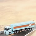 thumbnail image 4 of Alloy Car Model 1:64 Scale, Small Trailer Container Truck with Pull Back Action, Diecast Toy Car Model Ornament for Collectors, Car Model, 4 of 6