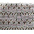 thumbnail image 4 of oneOone Georgette Viscose Fabric Chevron|Triangle & Square Geometric Printed Fabric 1 Yard 42 Inch Wide, 4 of 4