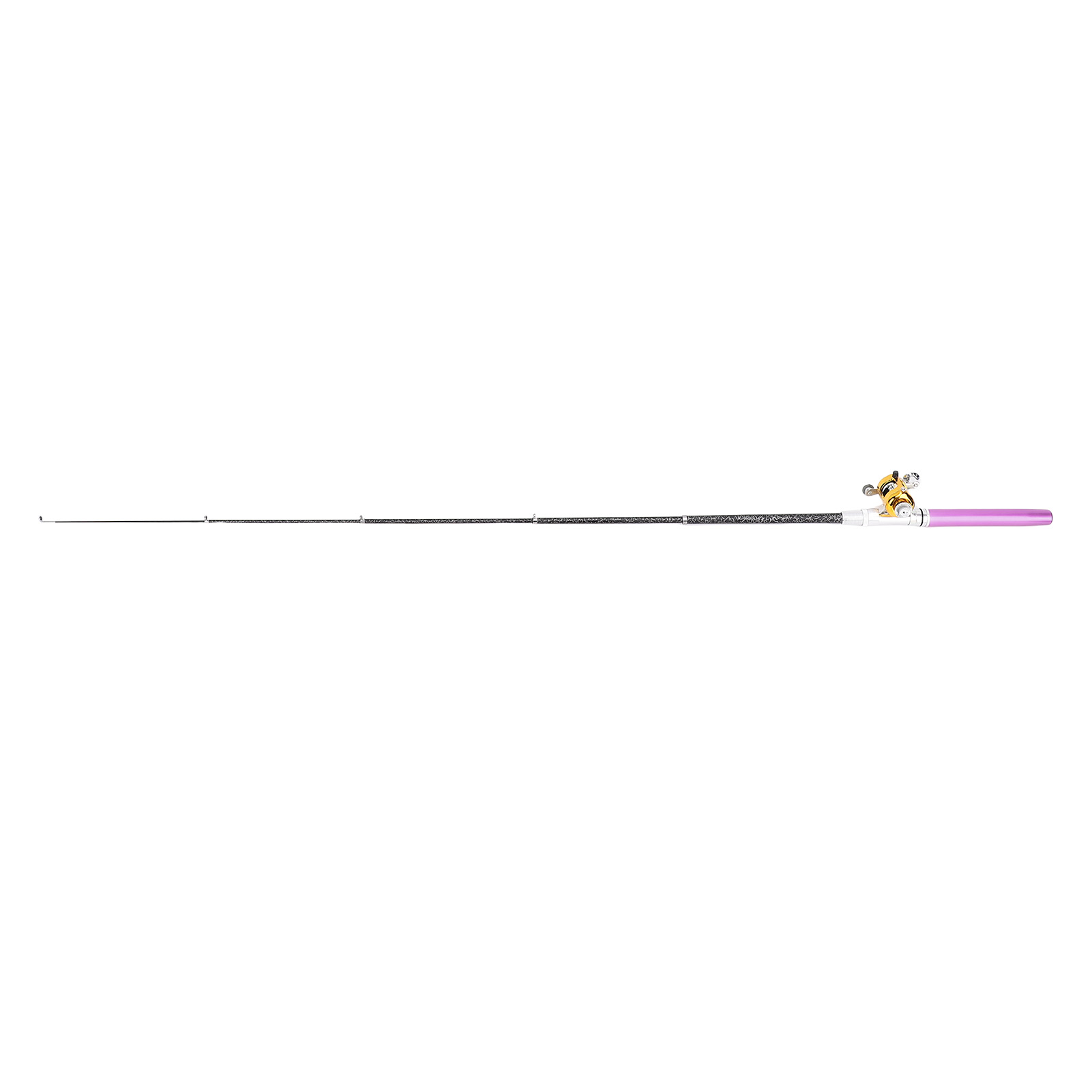 Portable Pocket Telescopic 37.4inch Mini Pen Fishing Rod, Small Pen Fishing Pole with Reel, Lightweight Fishing Rod Reel Combo for River Lake Ice Fishing