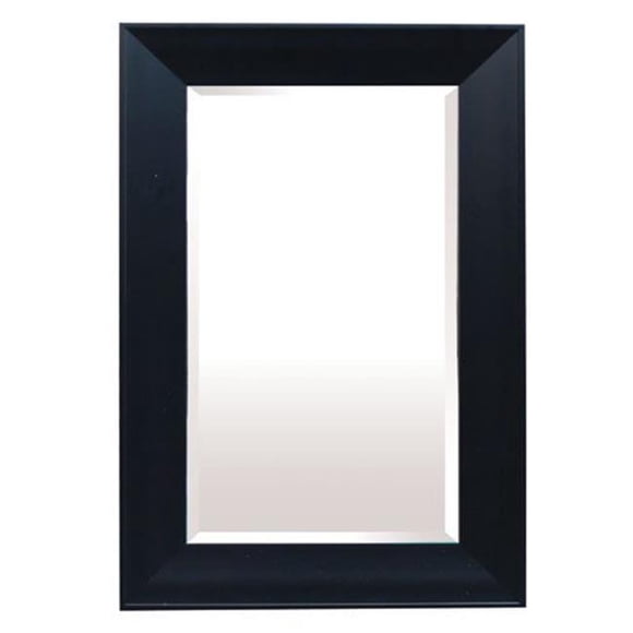 Yosemite MINT027 Décoration Intérieure Miroir Encadré, Moyen - Noir