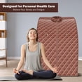 thumbnail image 3 of Costway Portable Steam Sauna w/ 9-gear Adjustable Temperature & Herbal Box Coffee, 3 of 9