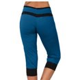 thumbnail image 3 of AherBiu Plus Size Capris for Women Low Rise Elastic Drawstring Joggers Sweatpants Running Sports Capri Pants, 3 of 6
