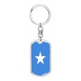 thumbnail image 1 of Drapeau de la Somalie Porte-Clés Pivotant en Acier Inoxydable Ou or 18 Carats, 1 of 8