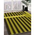 thumbnail image 3 of Ahgly Company Machine Washable Indoor Rectangle Transitional Chocolate Brown Area Rugs, 3' x 5', 3 of 7