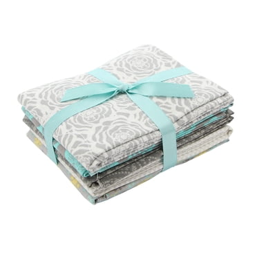 FABRIC CREATIONS ‘Lace fleur’ ensemble de coupons fat quarter, 5 pièces, 46 cm (18 po) × 53 cm (21 po) (45 × 53 cm (20.9 po)), 100 % coton, 5x18x21