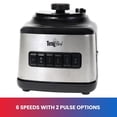 thumbnail image 4 of Total Chef 6-Speed Countertop Blender, 6 Cup (1.5L) Glass Jar, 2 Pulse Options, 500W, for Smoothies & Shakes, 4 of 7