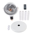 thumbnail image 2 of Floor Fan, 12 Speed Powerful Wind USB Rechargeable Oscillating Standing Fan  for Bedroom for Dorm, 2 of 7