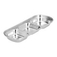 thumbnail image 3 of Noref Divided Plate, Sauce Dish Corrosion Resistance For Family For Children Camping Trips, Hiking, 3 of 8